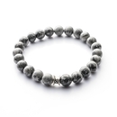 Gemini Basic Grey karkötő M 8 mm - B6M Gemini Basic Grey karkötő M 8 mm - B6M